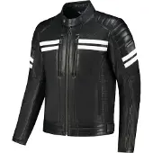 Rusty Stitches Steve Blouson en cuir de moto Taille