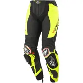 Ixon Vortex 3 PT Noir Bright Jaune Pantalon Moto Cuir Taille L