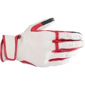 Alpinestars Gants En Cuir Dyno Ecru Ruby Red