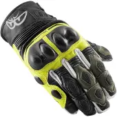 Berik Nador Black Neon Yellow Green Motorcycle Gloves Taille 2XL