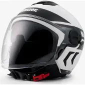 Blauer Demi Jet DJ-01 Graphic B Blanc Casque Jet Taille XS
