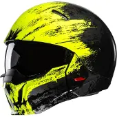 HJC i20 Furia MC3H Casque Jet Noir/Jaune 2XL unisex