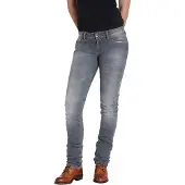 Rokker The Donna Grey Jeans de moto pour femmes
