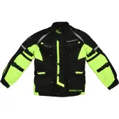 Modeka Tourex II Veste textile noir / jaune Kids 152