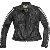 Black-Cafe London Toronto Veste en cuir de moto dames
