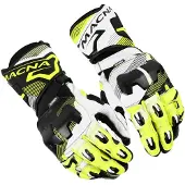 Macna Powertrack 2.0, gants ,Noir/Jaune Néon/Blanc ,M