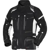 Büse Veste textile Highland III pour femmes, noir / gris clair, taille 52