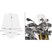 Givi Écran de protection D5126STG pour BMW G 310 GS, transparent