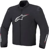Alpinestars SMX blouson textile moto étanche, noir/blanc/rouge, 3XL