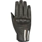 Segura Romeo Woman Perforated Leather Gloves Noir L Femme