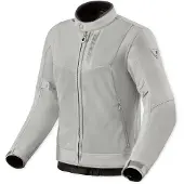REV'IT! Veste textile imperméable Revit Highcrest H2O pour femme, argent, 34