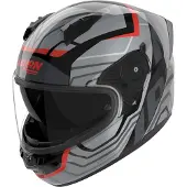 Nolan Casque N60-6 Eclettico, noir/gris/rouge, XS (55)
