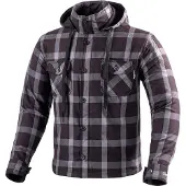 Bogotto Lumb-R Hoodie zippé pour moto, noir, S
