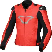 Sonstiges Veste en cuir perforé pour moto Macna Aviant Air, rouge, 56
