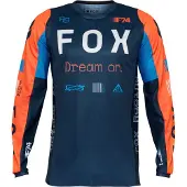 FOX 180 Race Spec Long Sleeve Jersey Bleu XL Homme