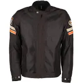 Helstons Veste moto Elron Mesh, marron foncé, M