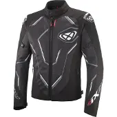 Ixon Demoniak Noir Blanc Blouson Moto Textile Taille 2XL