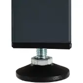 ADB Pieds d'établi gris anthracite 70,0 cm 80,0 cm (Métal)