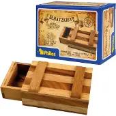 Philos Coffre au trésor Jeu de réflexion en bois pour enfants à partir de 6 ans