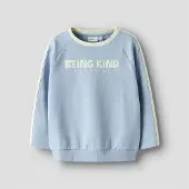 Name it Sweatshirt Mini Dolu Garçon Blue Fog