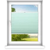 Time4blinds , Store plissé sur mesure, Sans perçage, 50x210 cm, Menthe