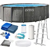 Intex Piscine de jardin à armature 457 x 122 cm 12-en-1 26742ND