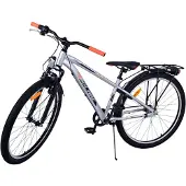 Volare Vélo de cross pour garçon, 26 pouces, couleur argent, 3 vitesses