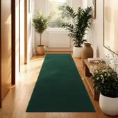 Tapis.fr Tapis Calissa vert 80x300 cm