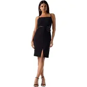 GUESS W6rk0gkc9o0 Sleeveless Short Dress Noir S Femme