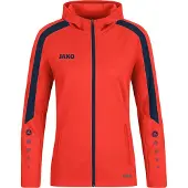 Jako Power veste à capuche femme 375 - flamme/marine 40
