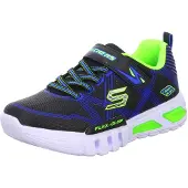 SKECHERS Flex-Glow 90542L-BBLM, Baskets, pour garçons, Noir