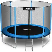Neo-Sport Trampoline de jardin 8ft/252cm filet extérieur et échelle