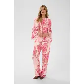 Saint tropez Chemisier 'PollyanaSZ' beige / rose clair / rouge