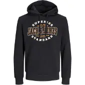 Jack & Jones Sweat-shirt orange / noir / blanc