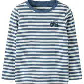 Name it T-Shirt 'NMMVilly' bleu marine / bleu foncé / blanc