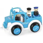 Viking Véhicule de police Jeep avec figurines Jumbo 1269