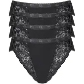 Sloggi Culottes & slips Chic Tai PACK DE 4 femmes - Noir - FR 46