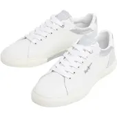 Pepe Jeans Baskets basses 'KENTON COURT' gris / argent / blanc