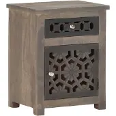 vidaXL Table De Chevet 40x30x50 Cm Bois De Manguier Massif