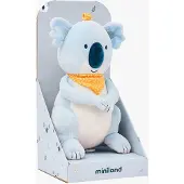 Miniland Peluche Koala – Peluche ultra-douce pour le dodo (0 mois et plus)