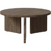Selsey Preffines - Table basse - 85 cm - Finition bois Noyer Wisconsin