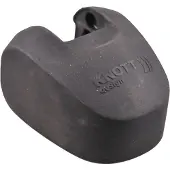 Knott Pare-chocs "Softdock" noir, pour raccords en fonte