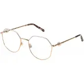 Furla Lunettes de vue - - VFU870 - Métal doré (oro ramato) - Taille 54/19/135 - Femme