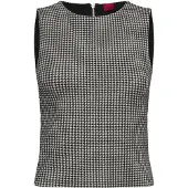 HUGO Darosetta Sleeveless Top Gris S Femme