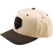 Troy Lee Designs Imprint Curved Cap Beige,Blanc