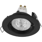 Osram 4058075853690 Kit de spots LED Twistlock encastrables flexibles, noir