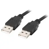 Lanberg Câble USB CA-USBA-20CU-0010-BK 1 m 2.0 USB A Noir