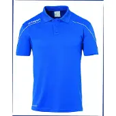 Uhlsport Stream 22 Short Sleeve Polo Bleu 9-10 Years Garçon