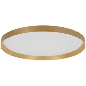 Steinhauer Éclairage de plafond moderne Flady or Ø30cm