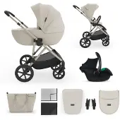 Kinderkraft Poussette combinée 3 en 1 Prime 3 Sand Dune